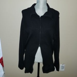 Black Ribbed Sweater